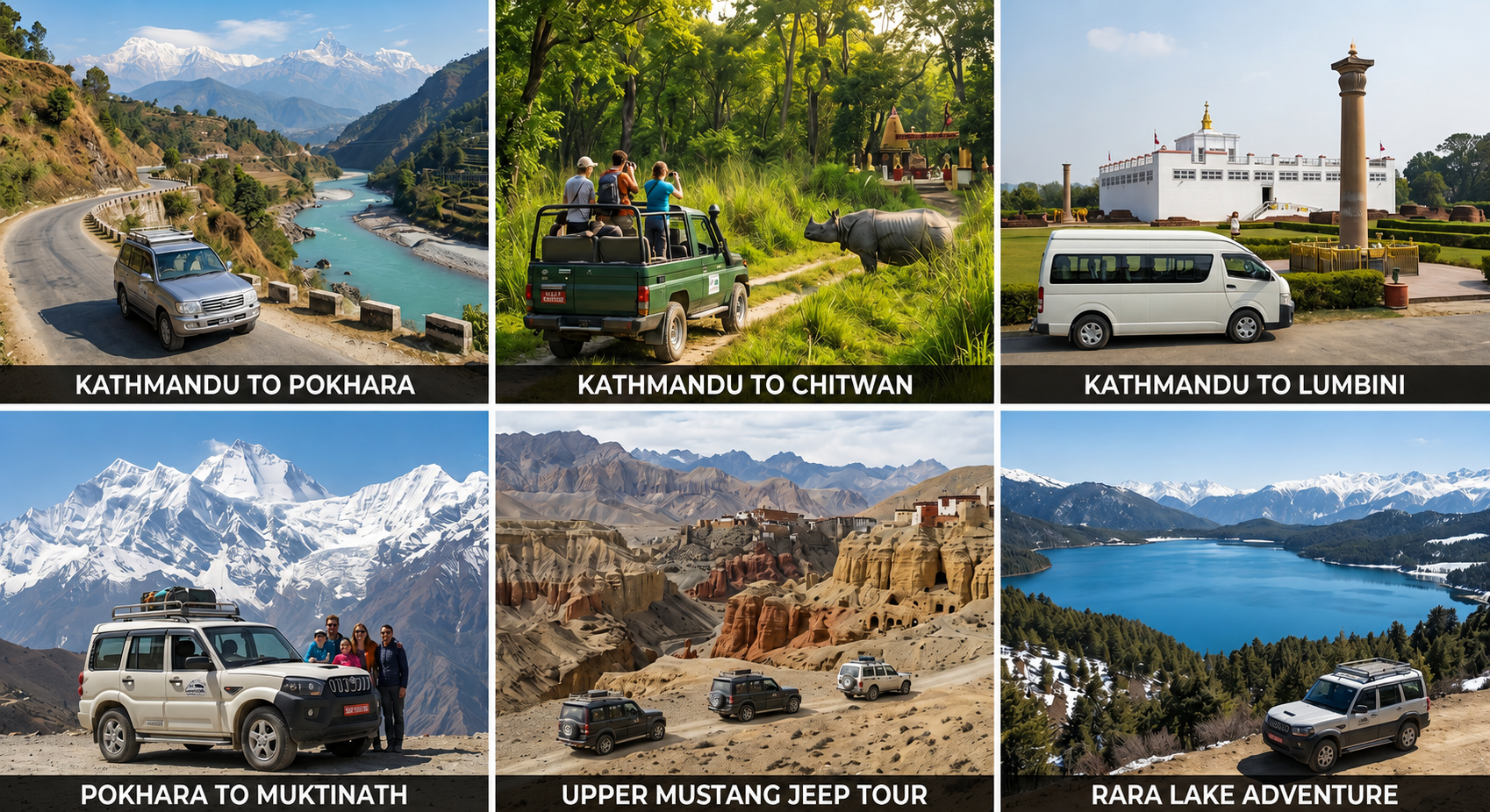 nepal explore different distantions
